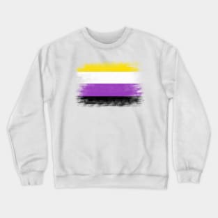 Nonbinary Flag Crewneck Sweatshirt